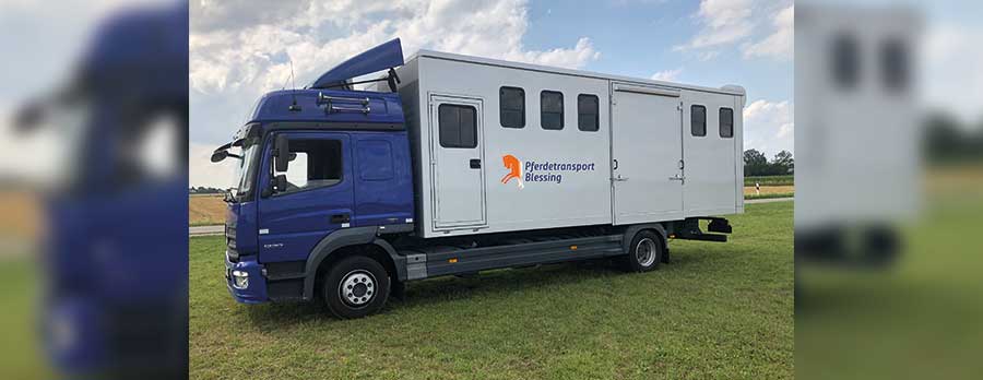 Pferdetransport Blessing - Fuhrpark - 12t LKW