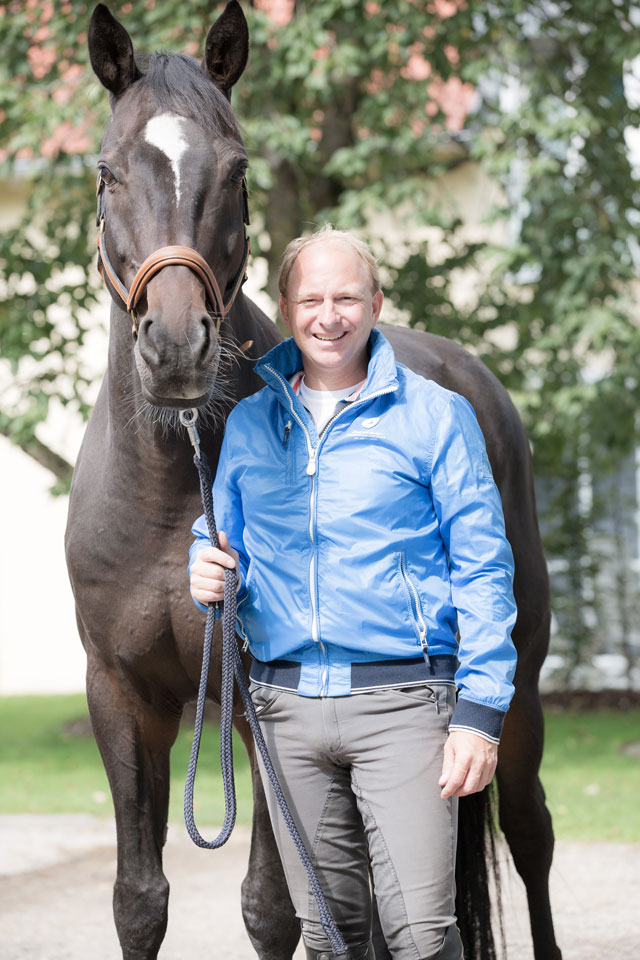 Marc Oliver Blessing mit Pferd